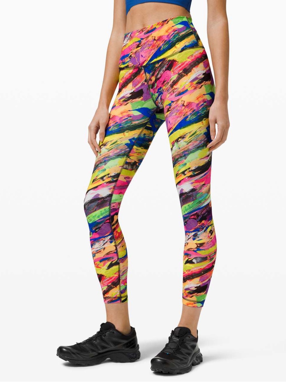 90. Lululemon Wunder Train High-Rise Tight 25" Catalyst Multi size 8 - Picture 3 of 11
